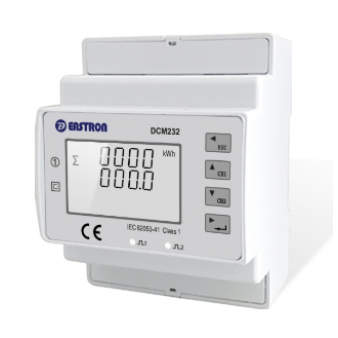 Dviejų kanalų nuolatinės srovės elektros skaitiklis DCM232