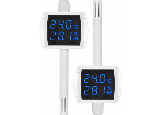 Temperatūros ir drėgmės sensorius RTU-HTemp Display Temperatūros ir drėgmės sensorius RTU-HTemp Display