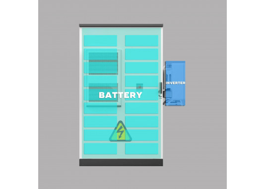 Energijos kaupiklis BattSol Max su baterija ir inverteriu 100kWh Energijos kaupiklis BattSol Max su baterija ir inverteriu 100kWh