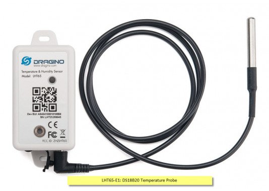 LHT65 LoRaWAN temperatūros ir drėgmės sensorius