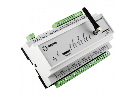  WebdynSunPM Gateway saulės elektrinių galios valdymui