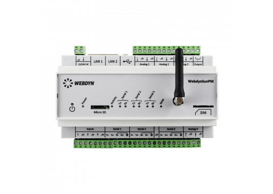  WebdynSunPM Gateway saulės elektrinių galios valdymui