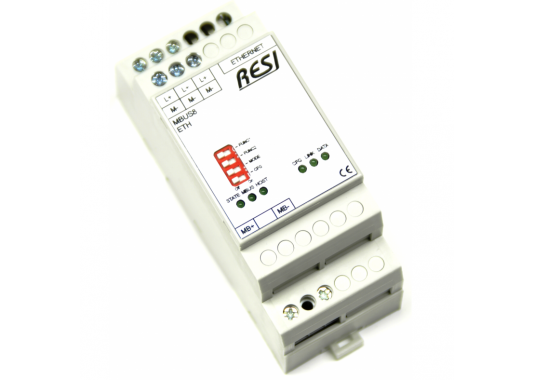 MBus - Modbus/TCP keitiklis RESI-MBUS-ETH MBus - Modbus/TCP keitiklis RESI-MBUS-ETH