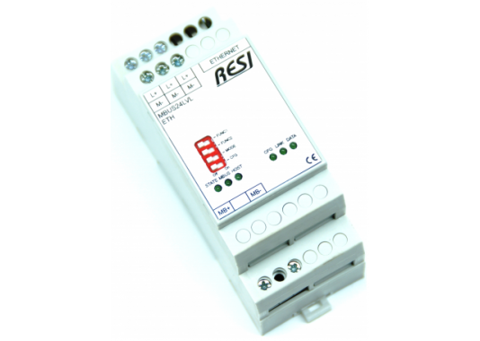 MBus - Ethernet keitiklis RESI-MBUSLVL-ETH MBus - Ethernet keitiklis RESI-MBUSLVL-ETH