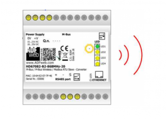 M-Bus Wireless / Modbus RTU keitiklis