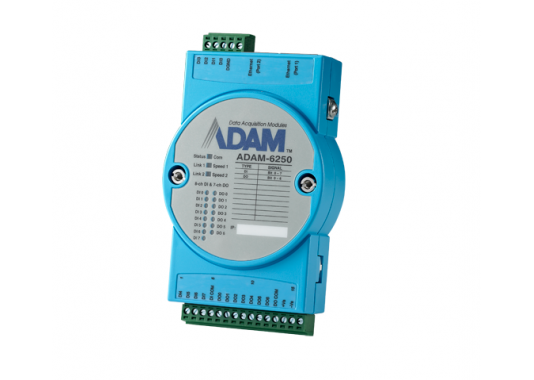 15 x I/O Modbus TCP modulis ADAM-6250 15 x I/O Modbus TCP modulis ADAM-6250